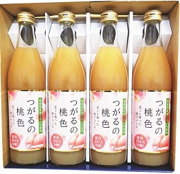 つがるの桃色(ももジュース500ml×4本入)