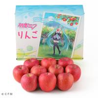 サンふじ 約3㎏ 「初音ミク」コラボ箱(9～10玉入り)※2月発送